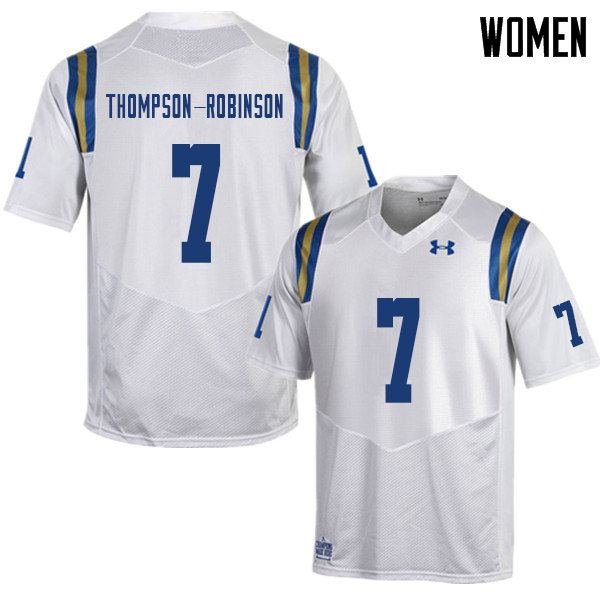 Women #7 Dorian Thompson-Robinson UCLA Bruins College Football Jerseys Sale-White